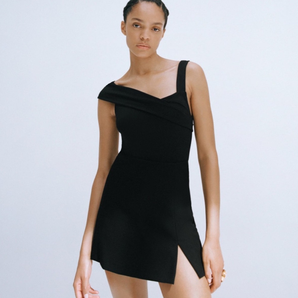 NWT Zara combination skort black size S